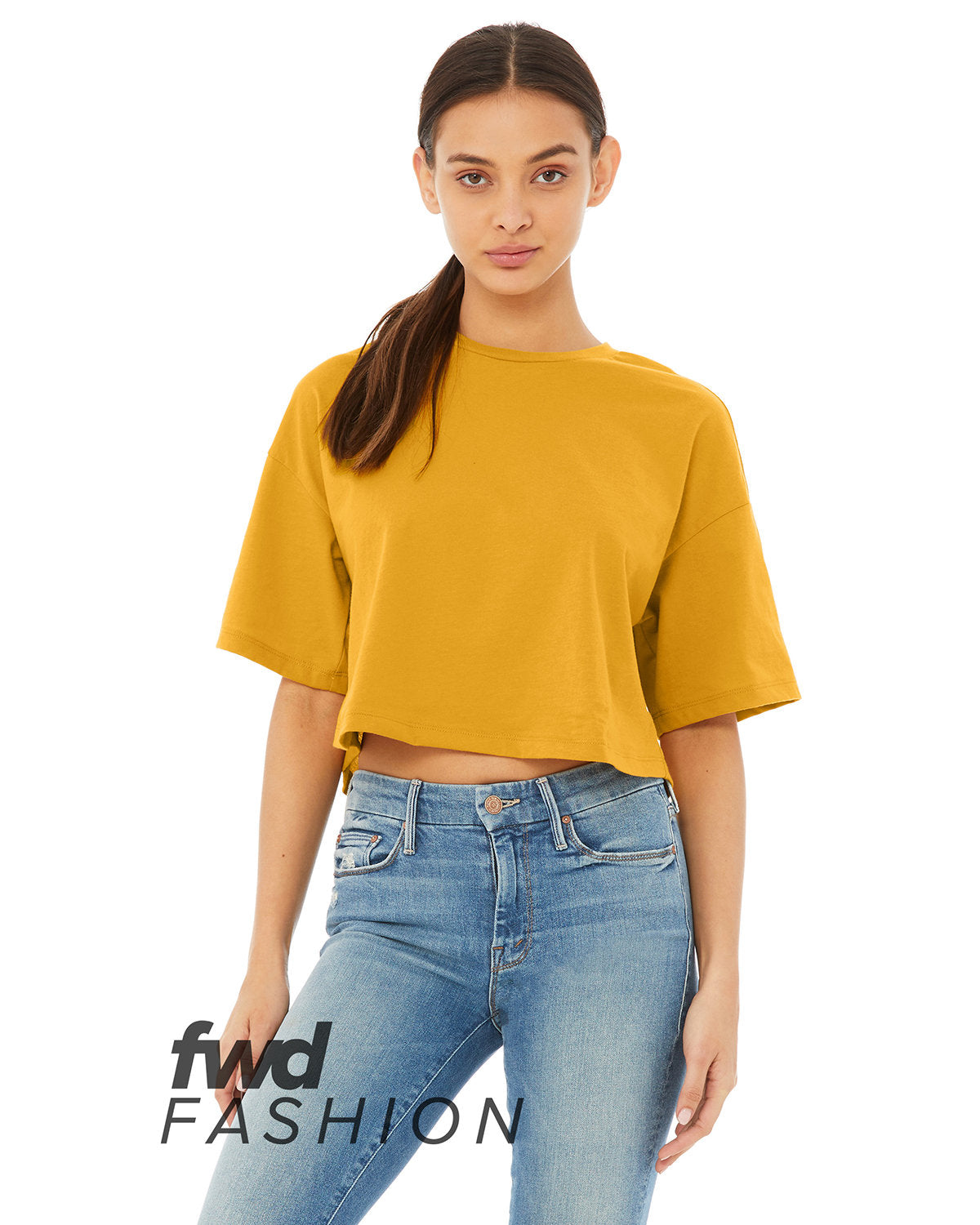 FWD Fashion Ladies' Jersey Cropped T-Shirt