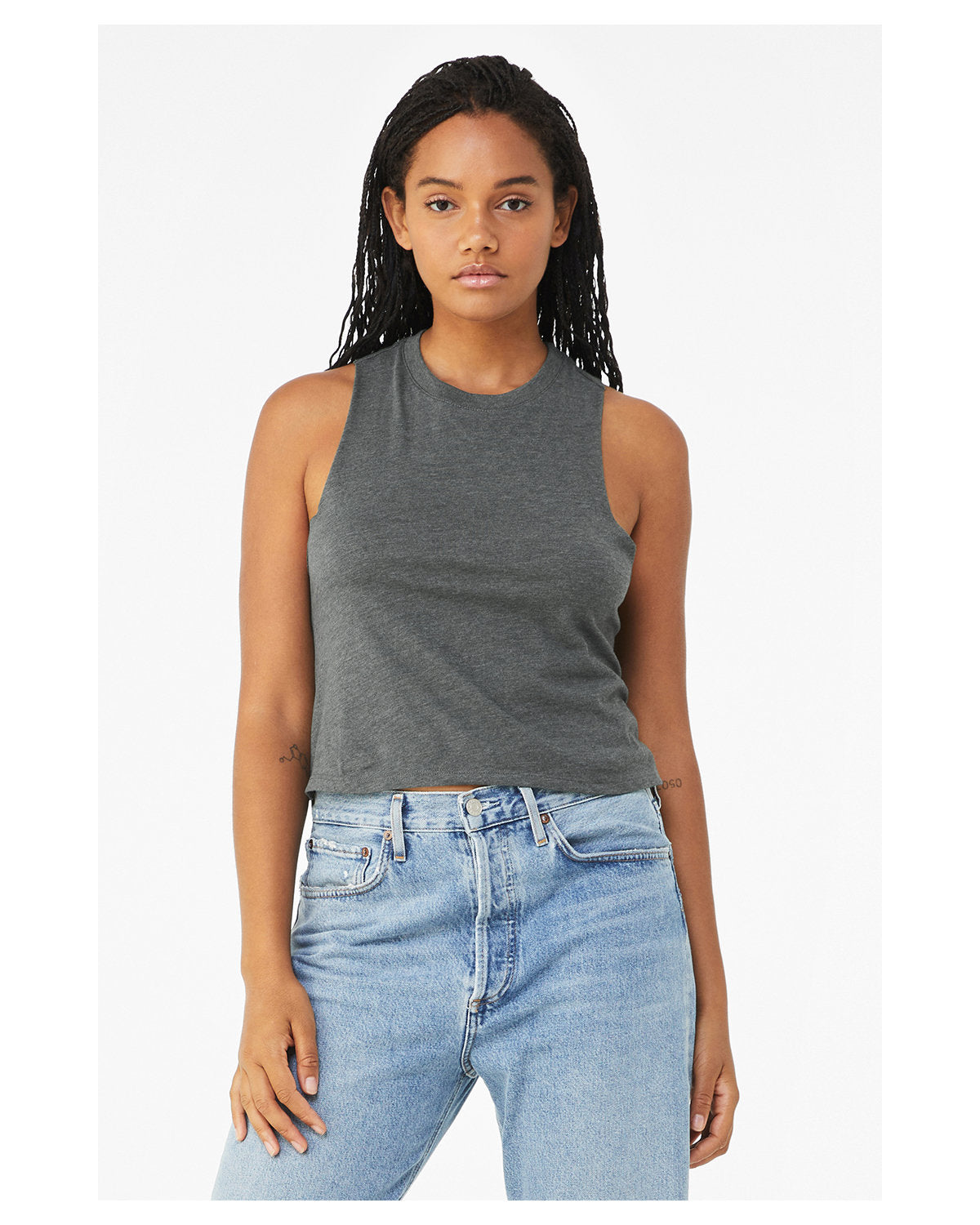 Ladies' Racerback Cropped Tank
