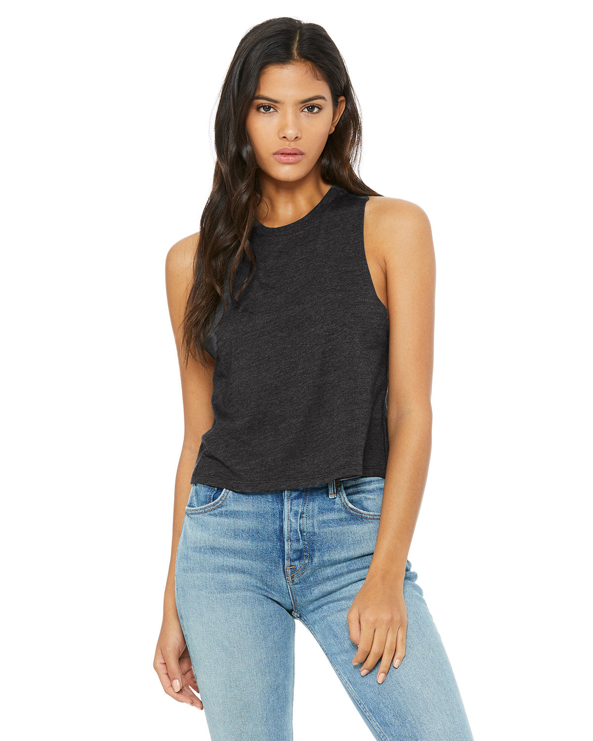 Ladies' Racerback Cropped Tank
