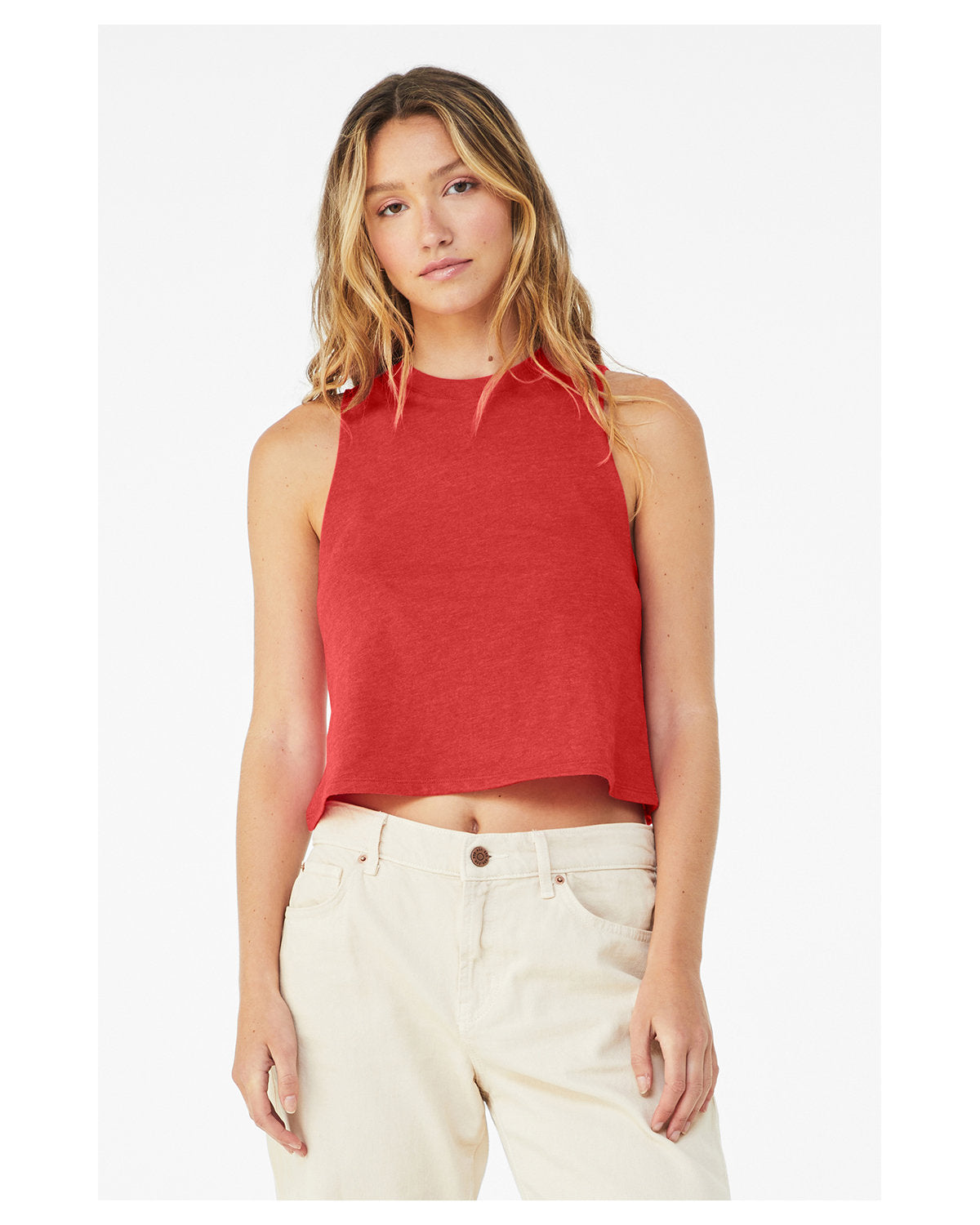 Ladies' Racerback Cropped Tank