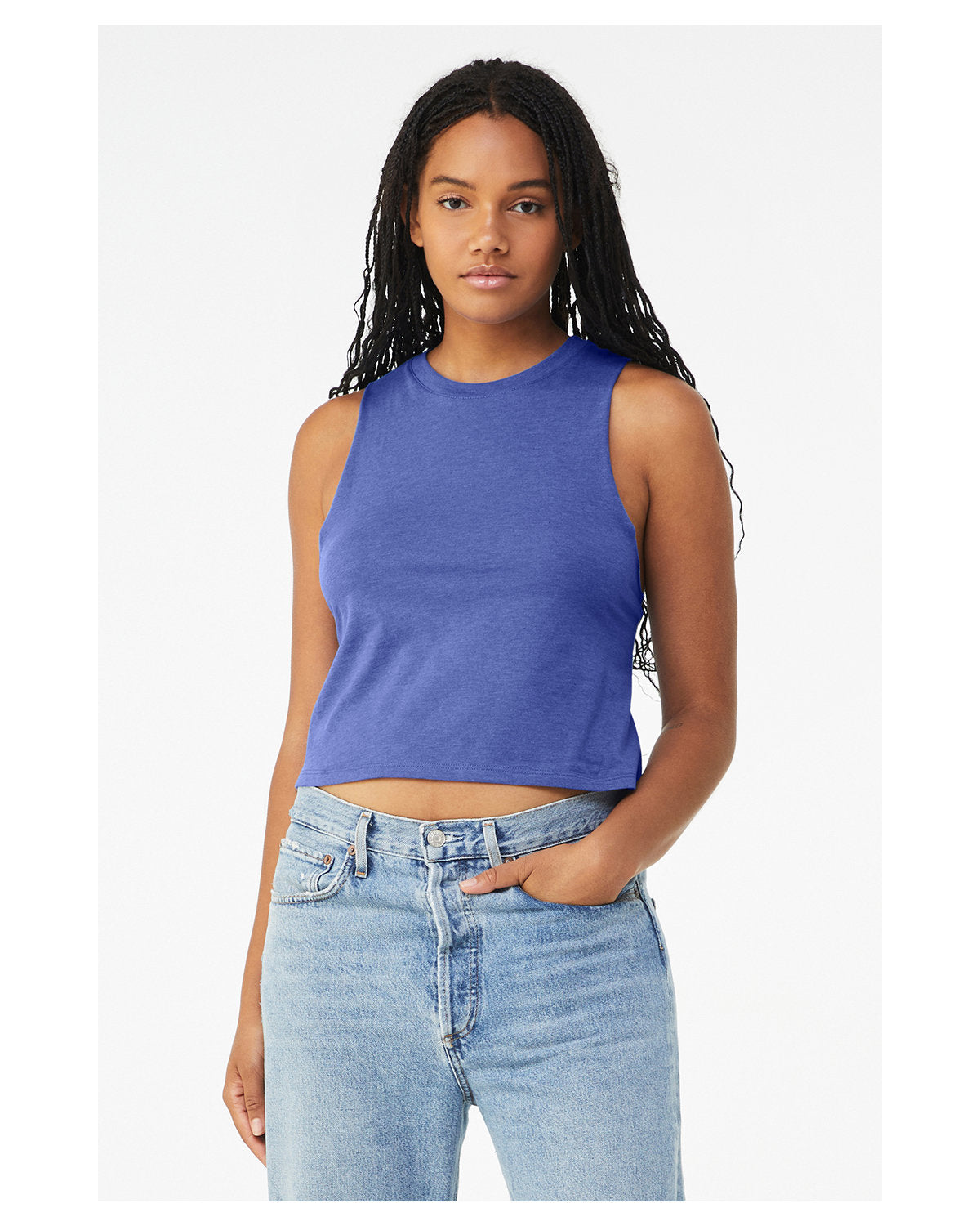 Ladies' Racerback Cropped Tank