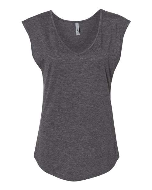 6318 Women's Festival Sleeveless Deep V-Neck T-Shirt