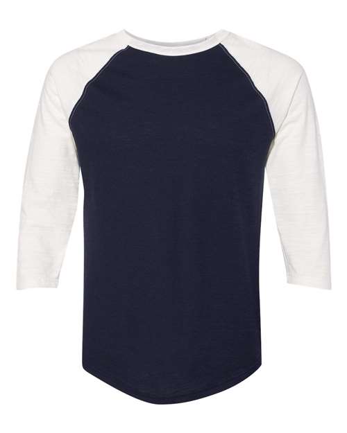 7344 Premium Fashion Raglan Three-Quarter Sleeve Baseball T-Shirt