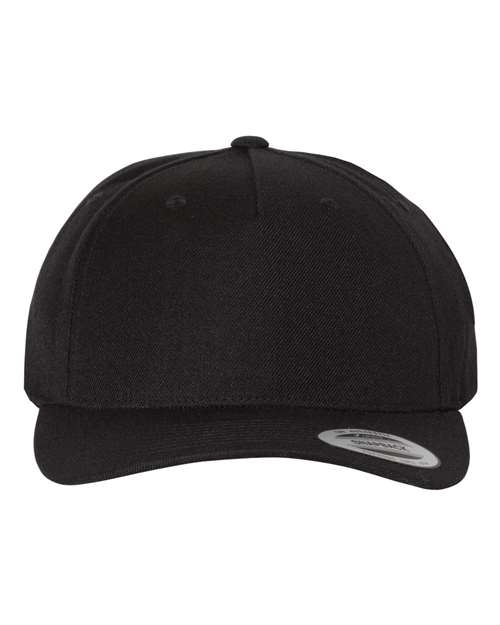8160 Premium Five-Panel Curved Visor Snapback Cap