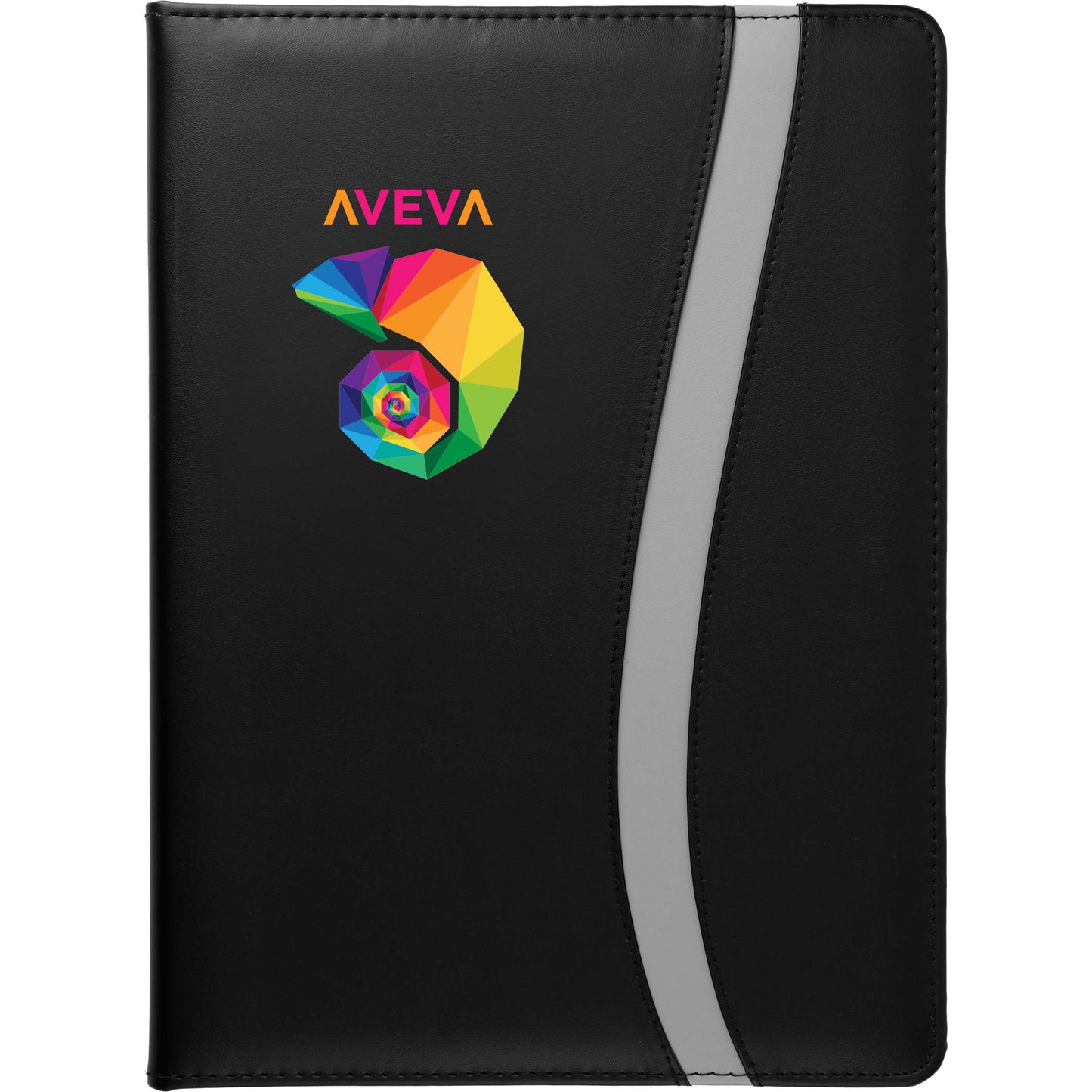 SM-3618 FSC® Mix Session Padfolio Black w/Gray Trim (BKGY)
