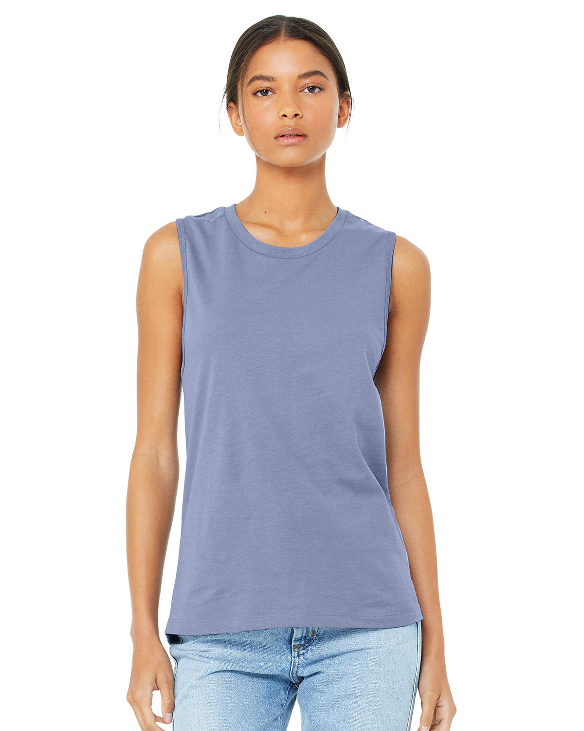 Ladies' Jersey Muscle Tank