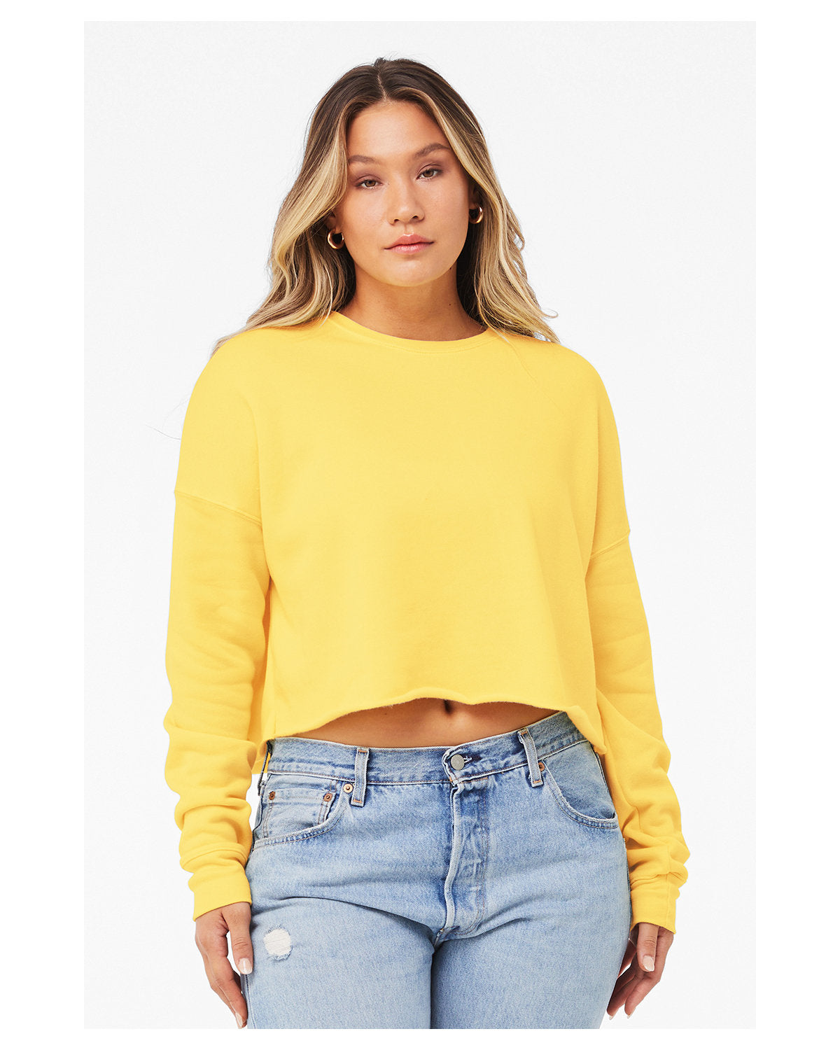 Ladies' Cropped Fleece Crew