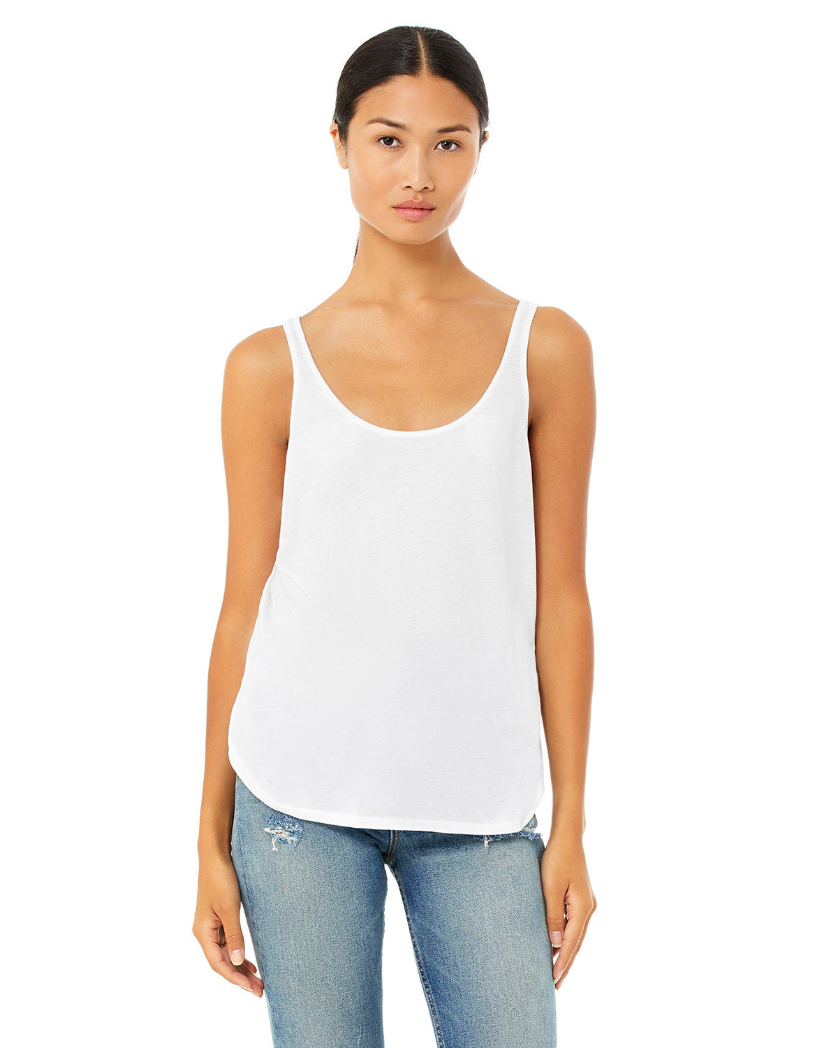 Ladies' Flowy Side Slit Tank