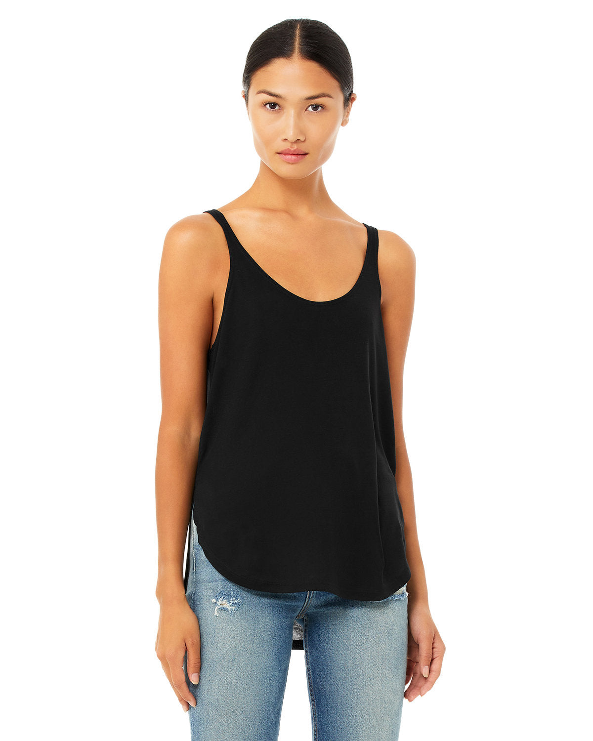 Ladies' Flowy Side Slit Tank