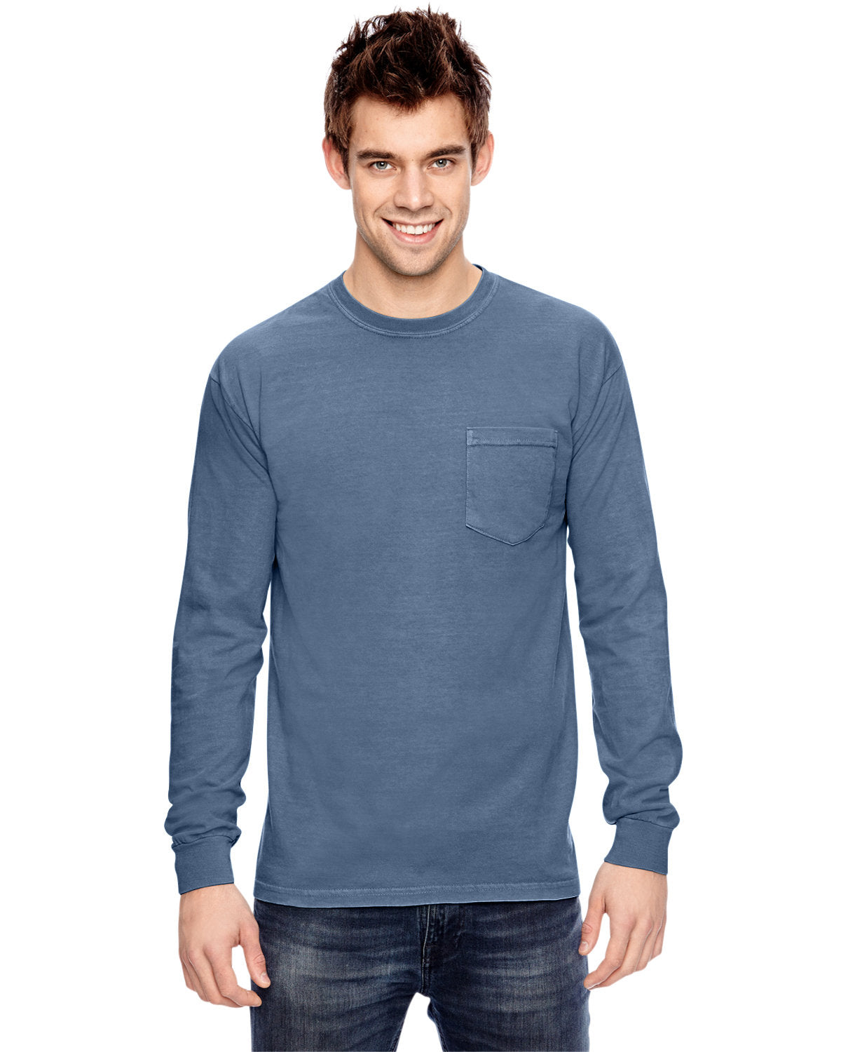 Adult Heavyweight RS Long-Sleeve Pocket T-Shirt