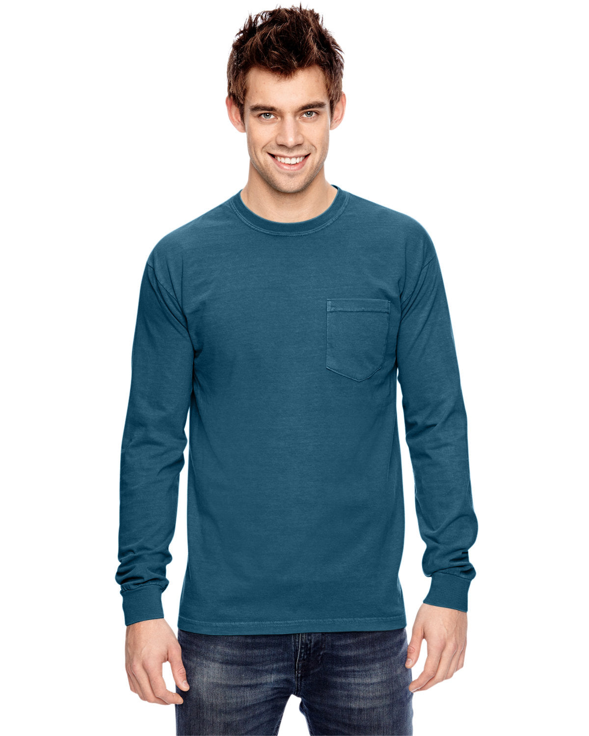 Adult Heavyweight RS Long-Sleeve Pocket T-Shirt
