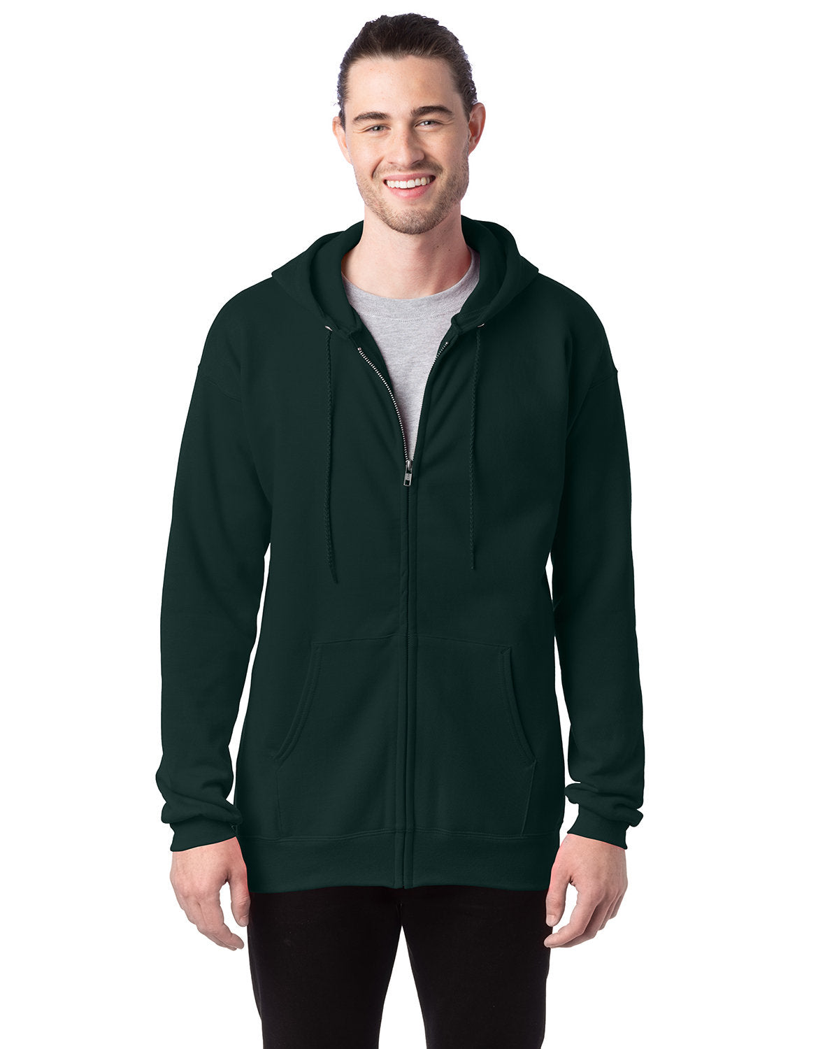 Adult Ultimate Cotton® Full-Zip Hooded Sweatshirt