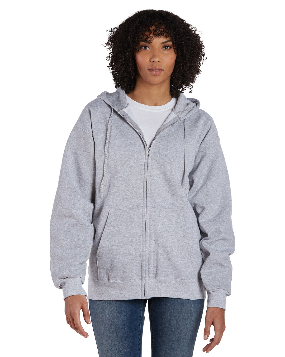 Adult Ultimate Cotton® Full-Zip Hooded Sweatshirt