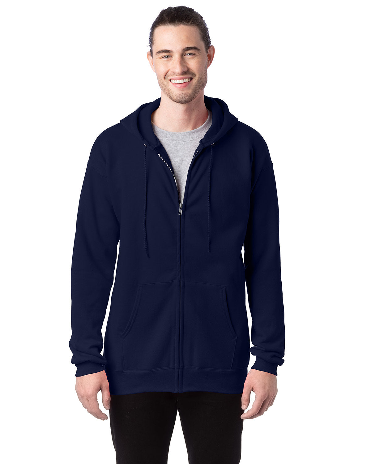 Adult Ultimate Cotton® Full-Zip Hooded Sweatshirt