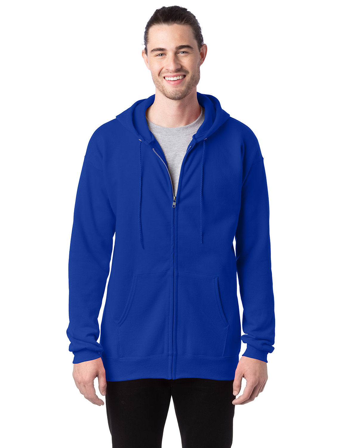 Adult Ultimate Cotton® Full-Zip Hooded Sweatshirt