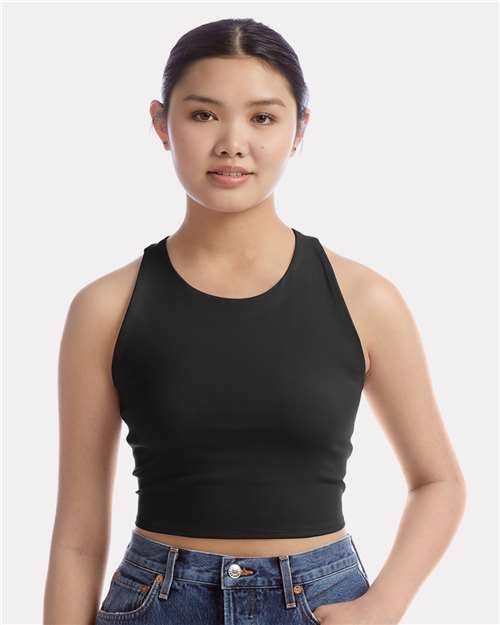 11246 Women's Crop Racerback Tank Top
