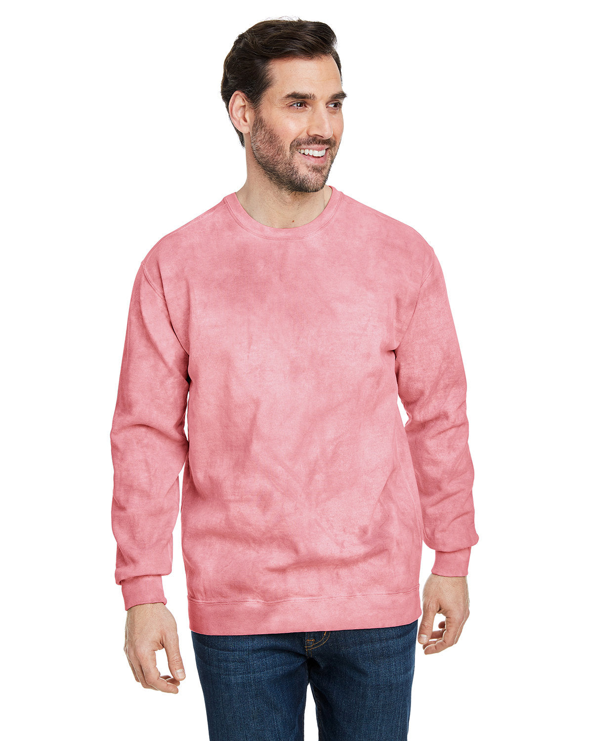 Adult Color Blast Crewneck Sweatshirt