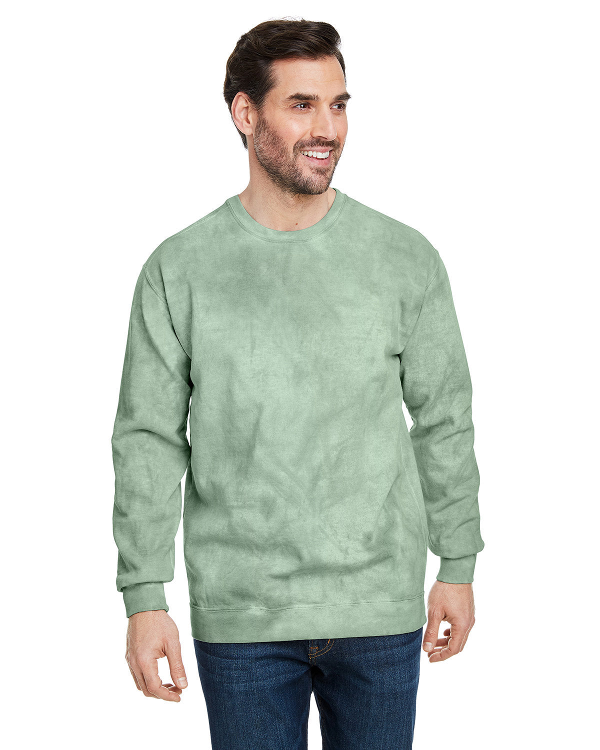 Adult Color Blast Crewneck Sweatshirt