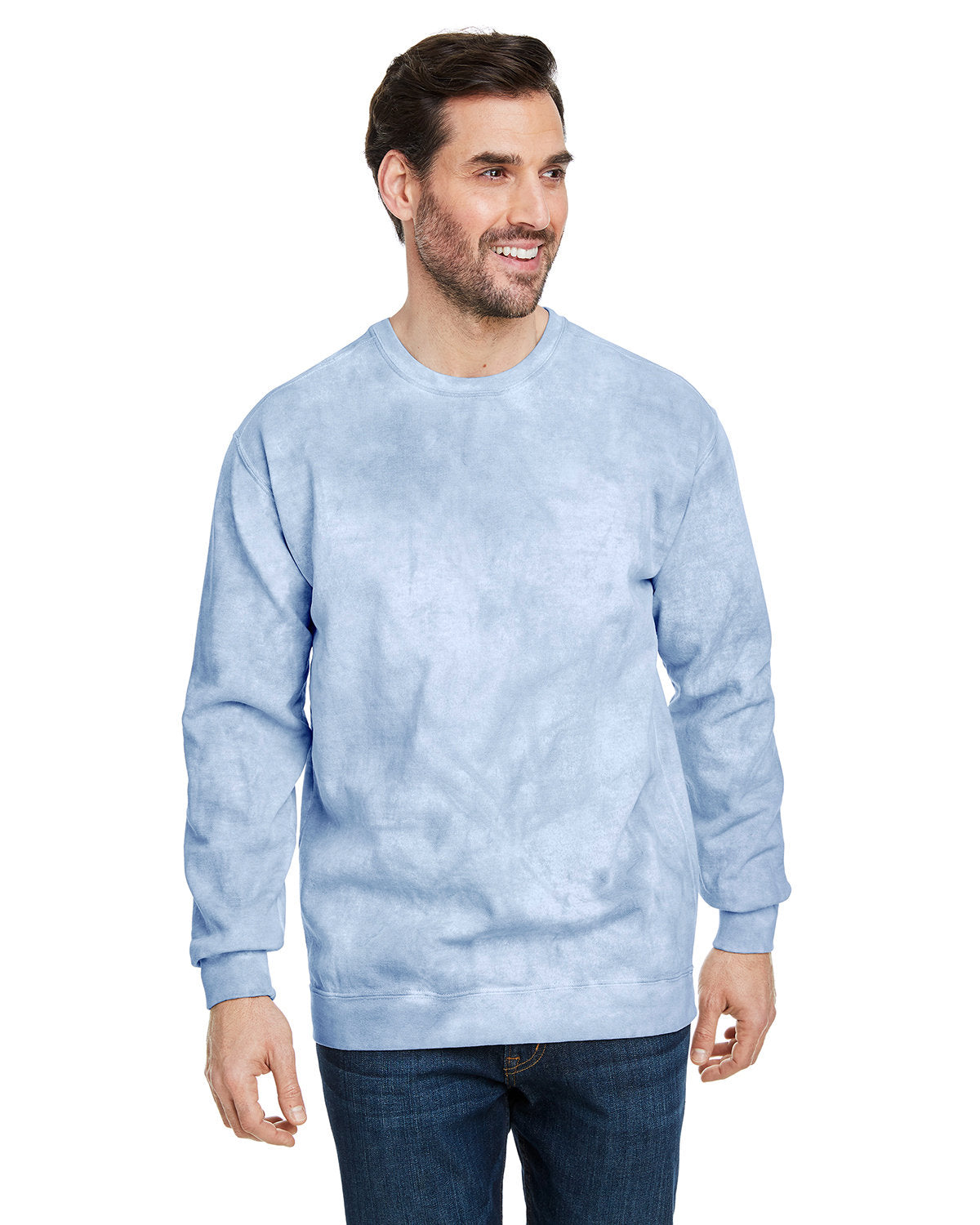 Adult Color Blast Crewneck Sweatshirt