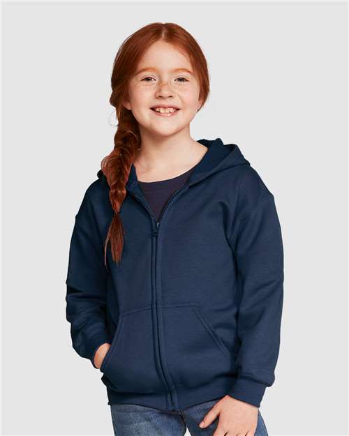562 Heavy Blend™ Youth Full-Zip Hooded Sweatshirt