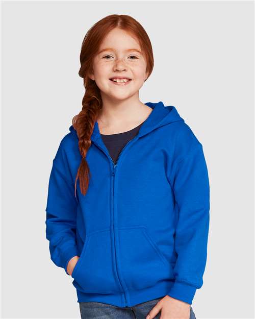 562 Heavy Blend™ Youth Full-Zip Hooded Sweatshirt