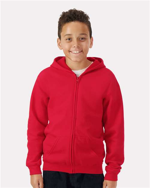 562 Heavy Blend™ Youth Full-Zip Hooded Sweatshirt