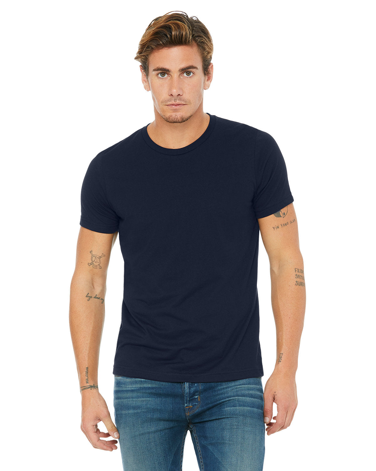 Unisex Poly-Cotton Short-Sleeve T-Shirt
