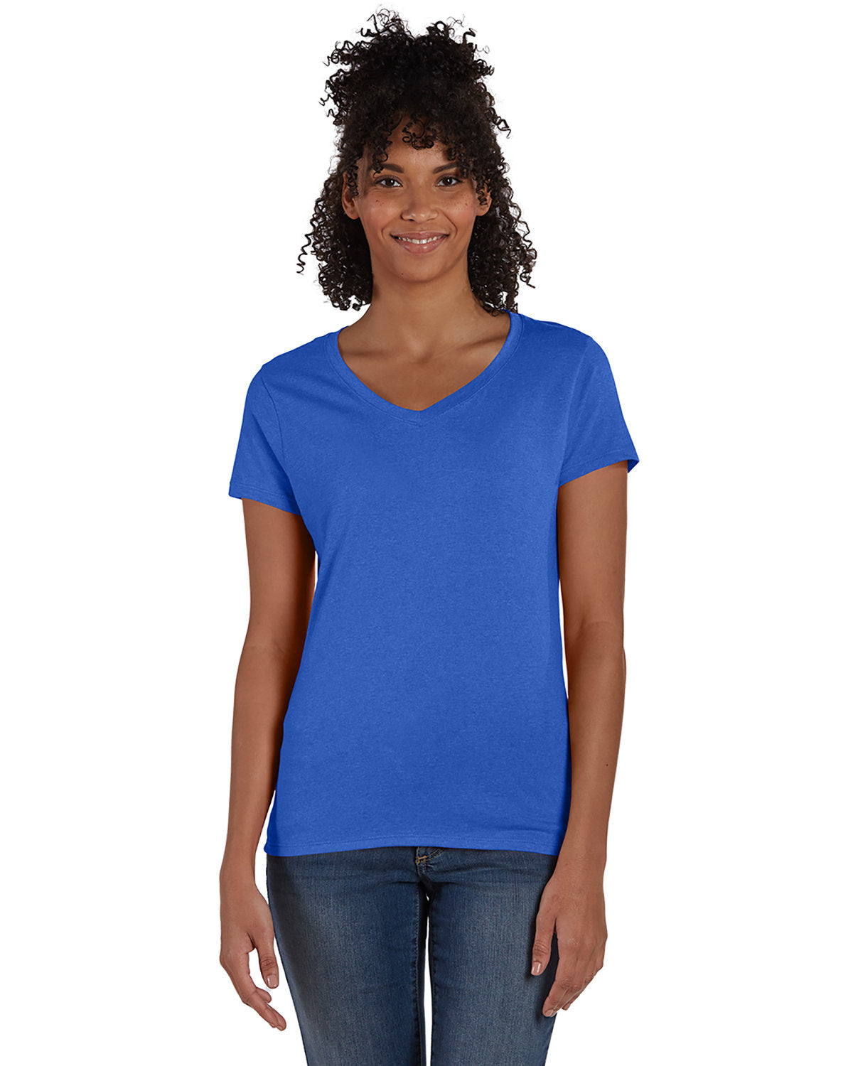 Ladies' Perfect-T Triblend V-Neck T-shirt