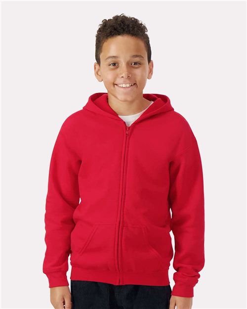 562 Heavy Blend™ Youth Full-Zip Hooded Sweatshirt
