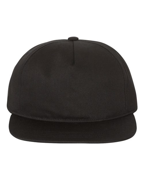 5766 Lightly-Structured Five-Panel Snapback Cap