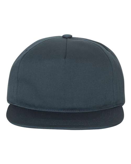 5766 Lightly-Structured Five-Panel Snapback Cap