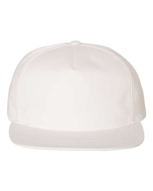 5766 Lightly-Structured Five-Panel Snapback Cap