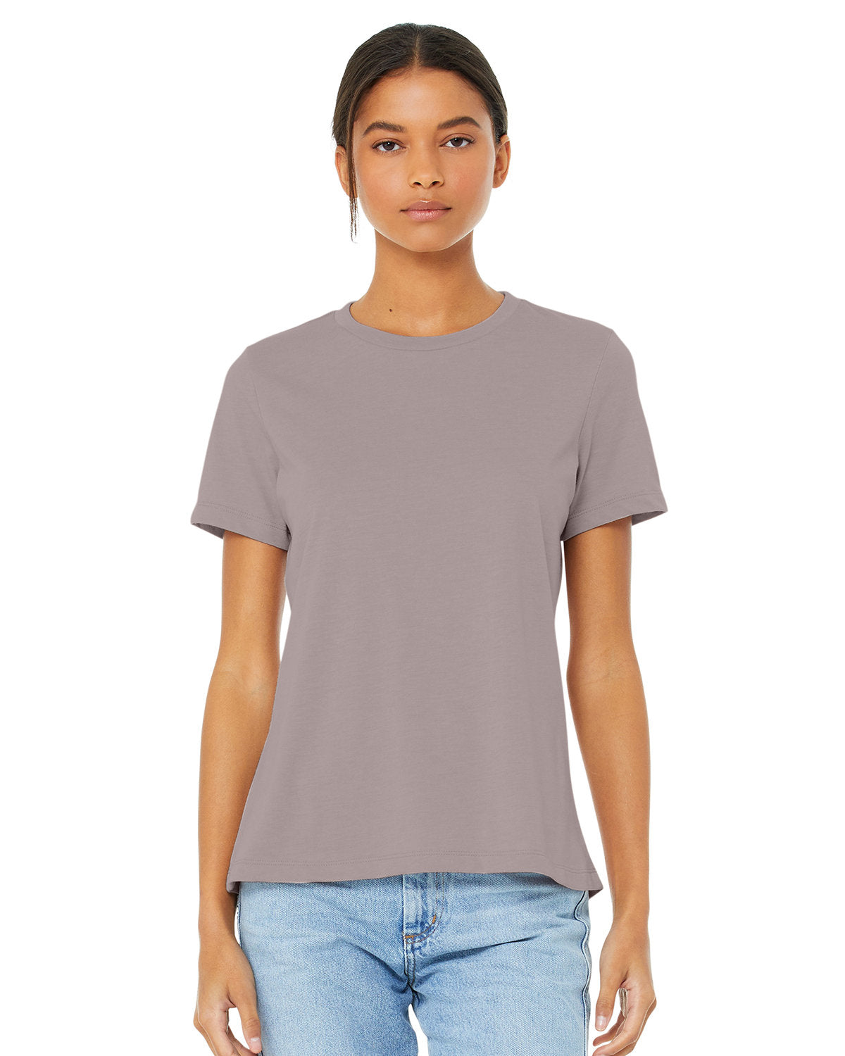 Ladies' Relaxed Heather CVC Short-Sleeve T-Shirt