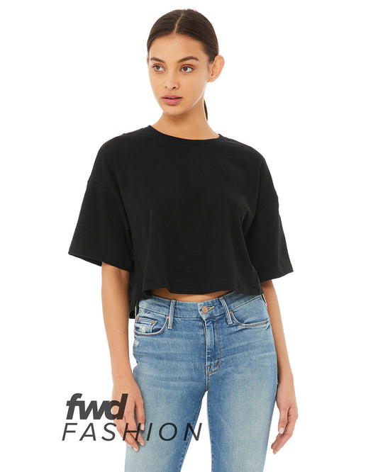 FWD Fashion Ladies' Jersey Cropped T-Shirt