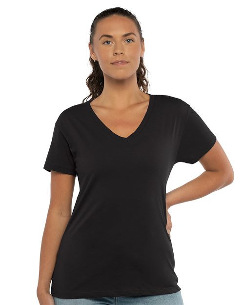 7814 Women’s Cotton V-Neck T-Shirt
