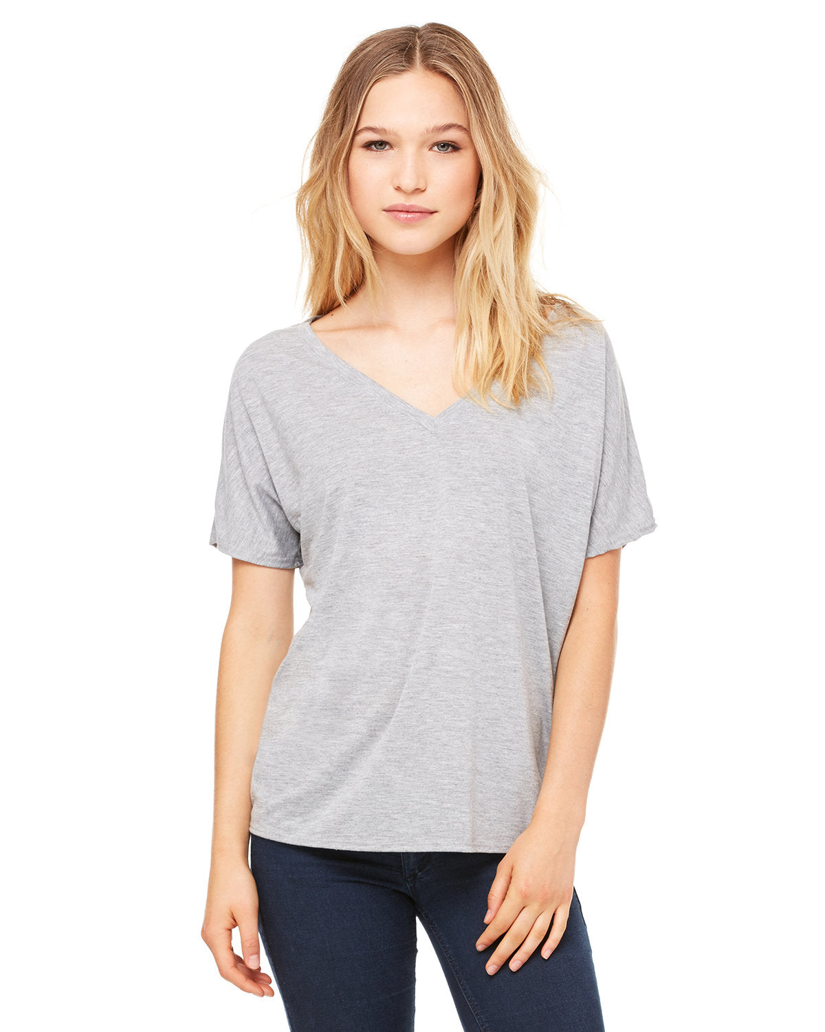 Ladies' Slouchy V-Neck T-Shirt