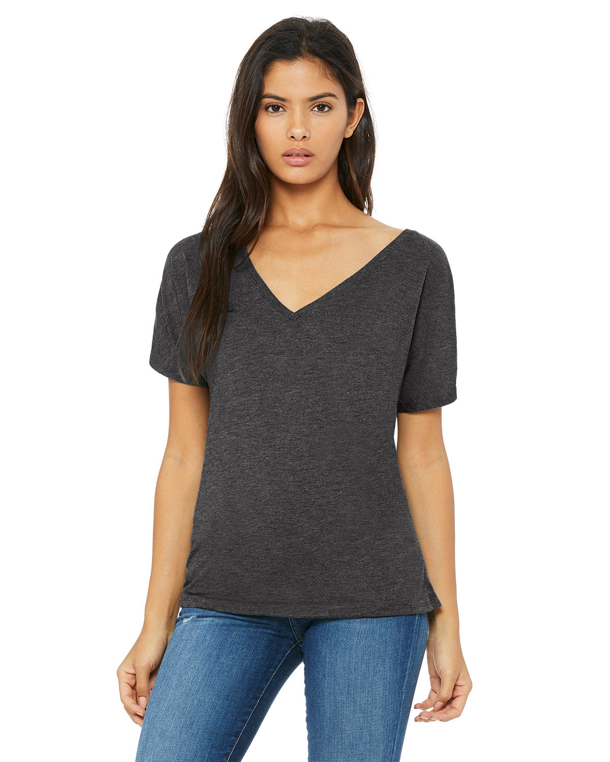 Ladies' Slouchy V-Neck T-Shirt