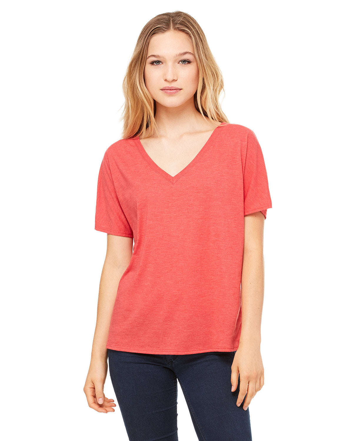 Ladies' Slouchy V-Neck T-Shirt