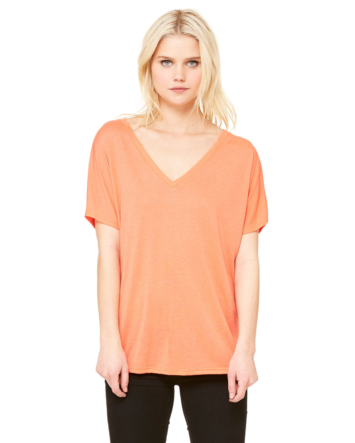 Ladies' Slouchy V-Neck T-Shirt