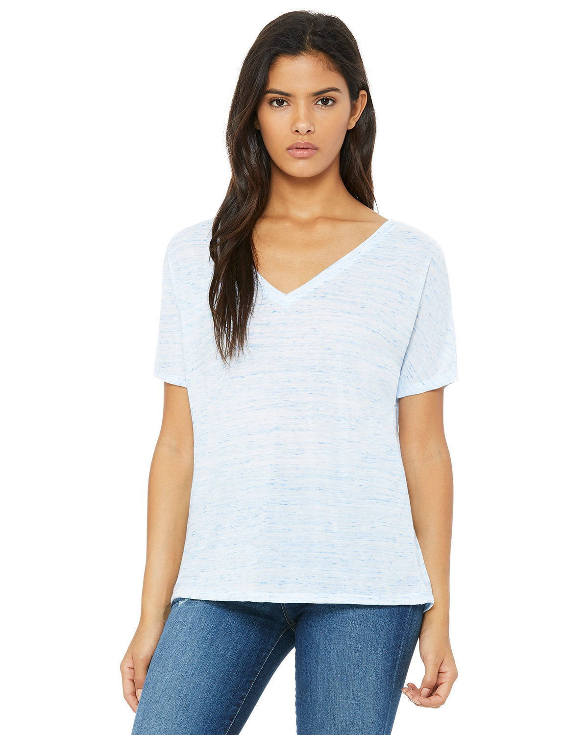 Ladies' Slouchy V-Neck T-Shirt