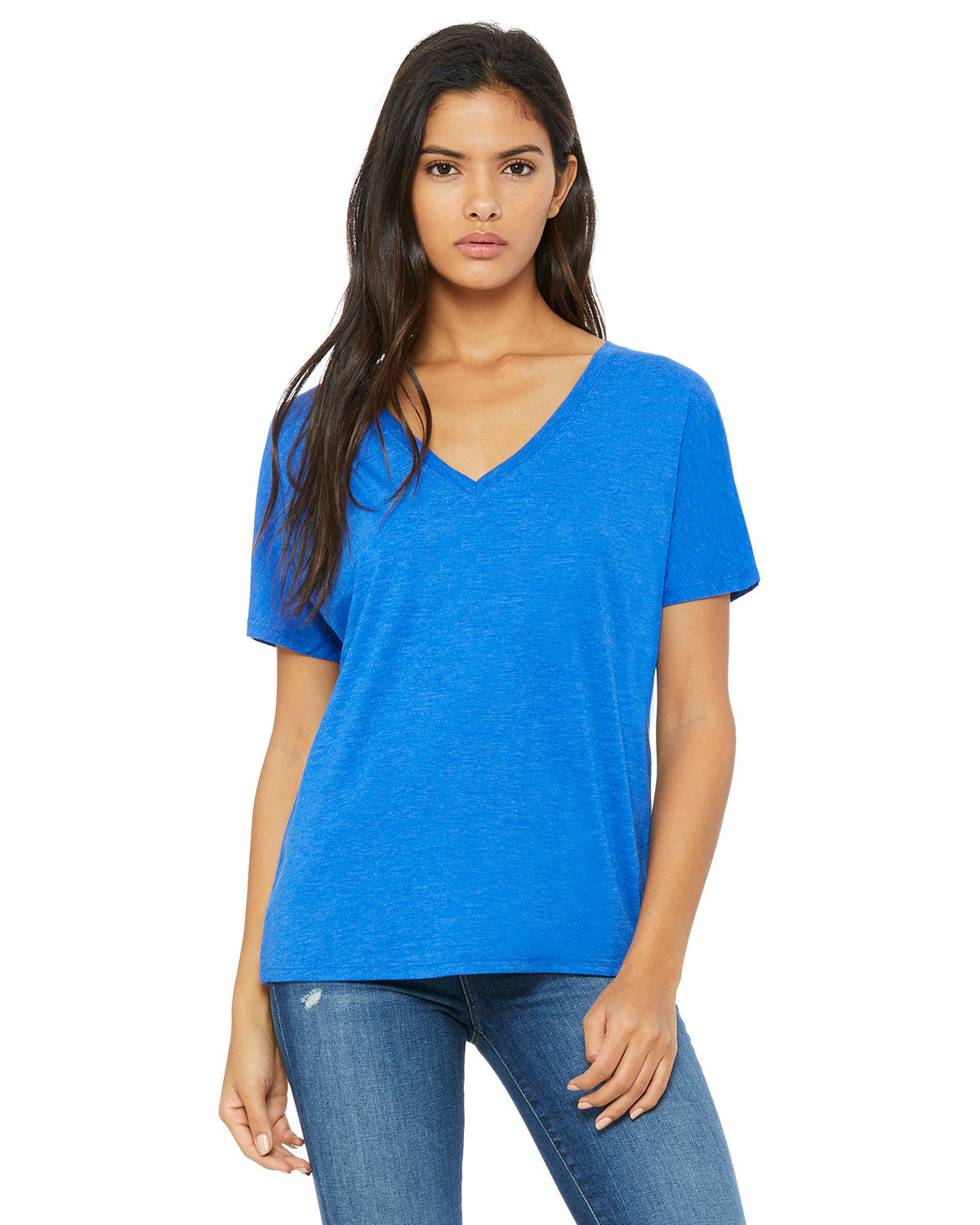 Ladies' Slouchy V-Neck T-Shirt