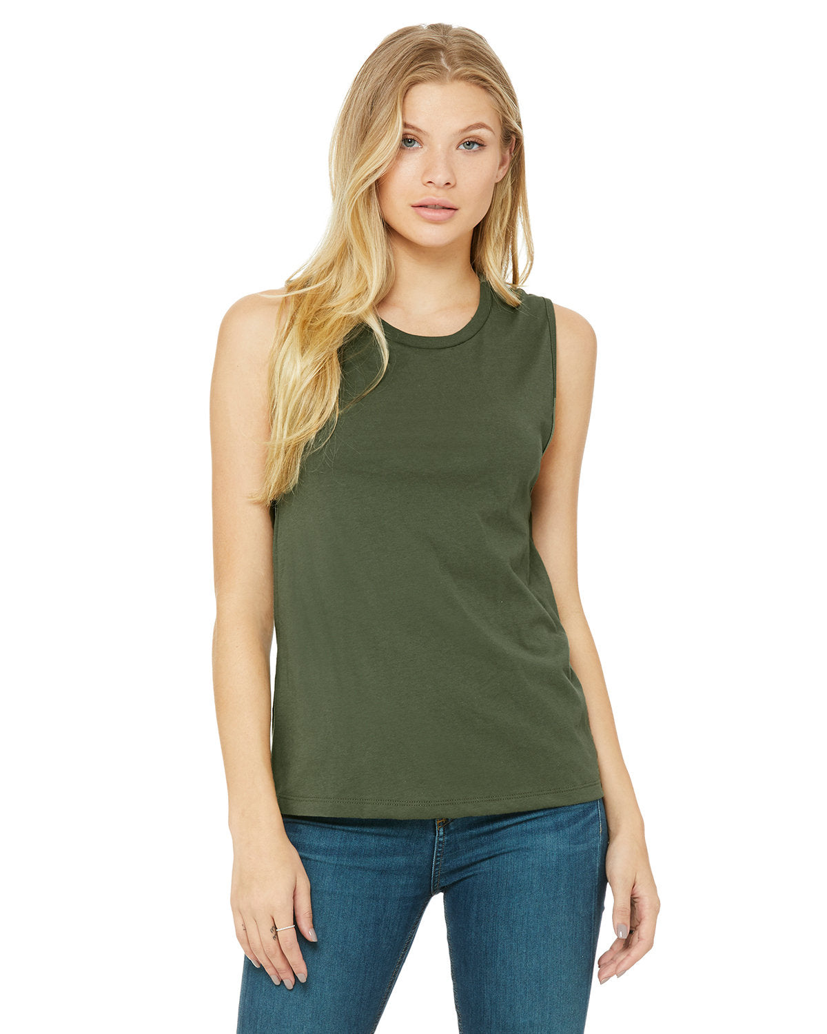 Ladies' Jersey Muscle Tank