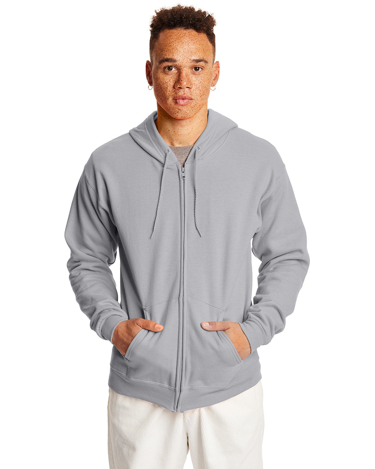 Adult EcoSmart® Full-Zip Hooded Sweatshirt