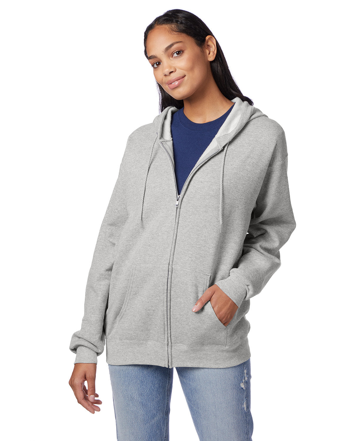 Adult EcoSmart® Full-Zip Hooded Sweatshirt