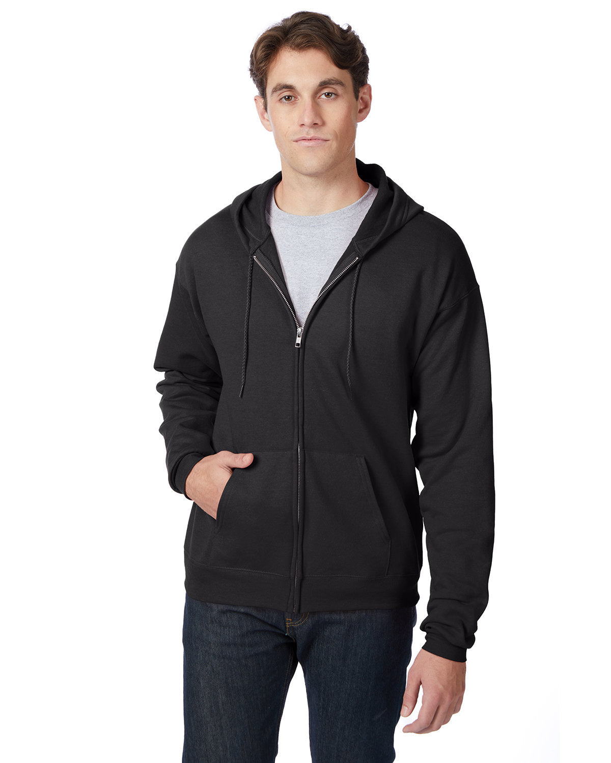 Adult EcoSmart® Full-Zip Hooded Sweatshirt